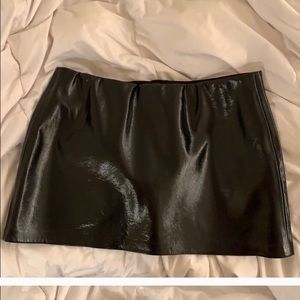Leather Zara mini skirt